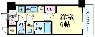 御幣島駅 徒歩8分 13階の物件間取画像